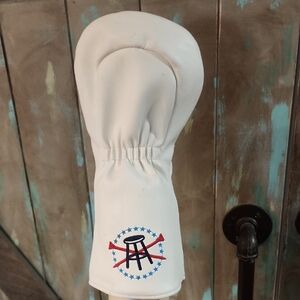 White Barstool Sports Golf Club Headcover